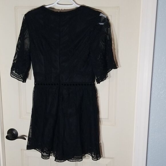 Promesa, Black Lace Romper - Picture 5 of 6